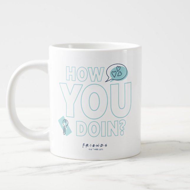 Caneca De Café Grande FRIENDS™ | Como Você Está? (Esquerda)