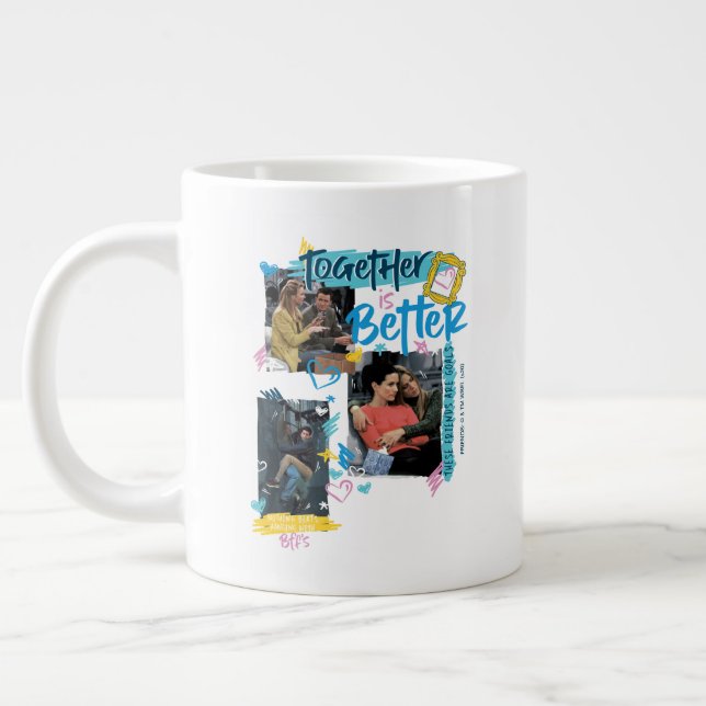 Caneca De Café Grande FRIENDS™ | Juntos é Melhor (Esquerda)