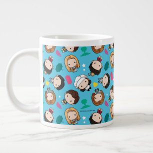 Caneca De Café Grande FRIENDS™ Padrão Chibi de Personagem