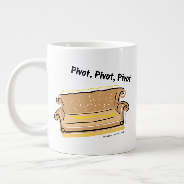 Caneca De Café Grande FRIENDS™ | Pivot (Esquerda)