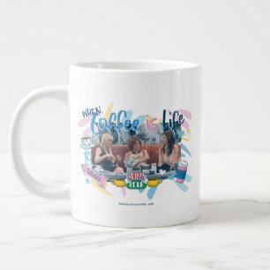 Caneca De Café Grande FRIENDS™ Quando o Café é Vida