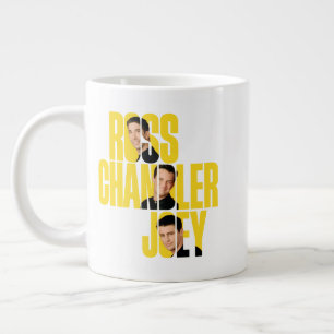 Caneca De Café Grande FRIENDS™   Ross, Chandler & Joey