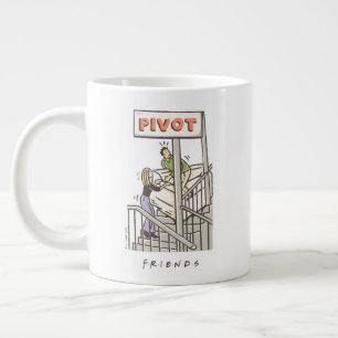 Caneca De Café Grande FRIENDS™ Ross e Rachel PIVOT