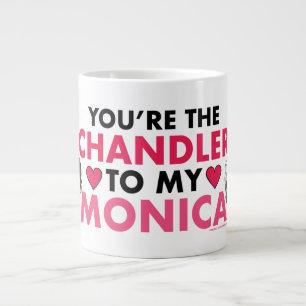 Caneca De Café Grande FRIENDS™ Você é o Chandler para a minha Monica