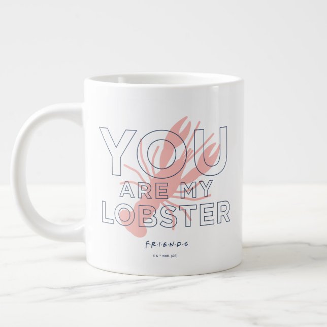 Caneca De Café Grande FRIENDS™ | You are My Lobster (Esquerda)