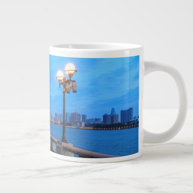Caneca De Café Grande Fronteira de água da cidade de Guangzhou (Direita)