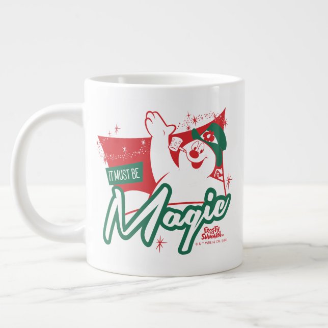Caneca De Café Grande Frosty, o Neve - Deve Ser Magia (Esquerda)