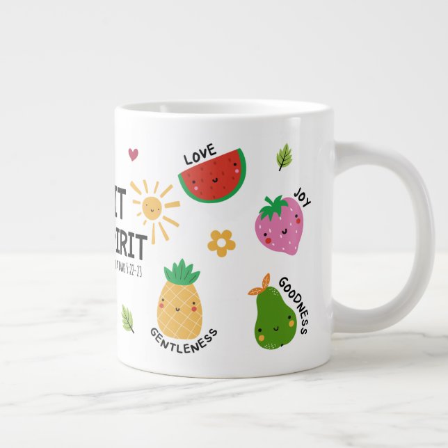 Caneca De Café Grande Fruit Of The Spirit (Direita)