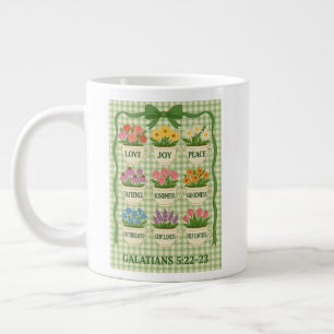 Caneca De Café Grande Fruta de Café da Taça Tea Espirituosa com Flor