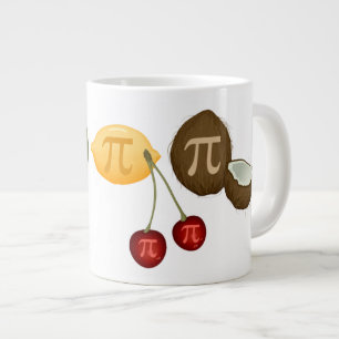 Caneca De Café Grande Fruta Pi, Pi em várias Frutas