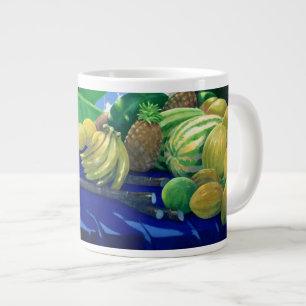 Caneca De Café Grande Fruta tropical
