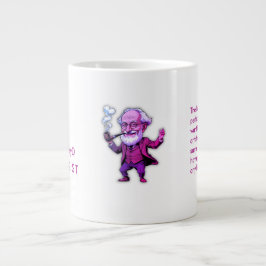 Caneca De Café Grande Fuchsia Freud Psychology Rorschach Test Quote for