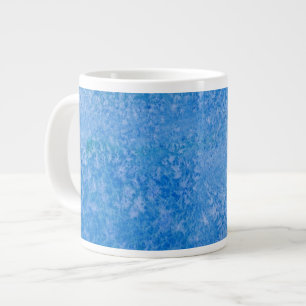 Caneca De Café Grande Fundo da Cor de Água Azul