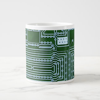 Caneca De Café Grande Fundo de Placa de Circuito