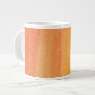 Caneca De Café Grande fundo pintado com Abstrato de aquarela