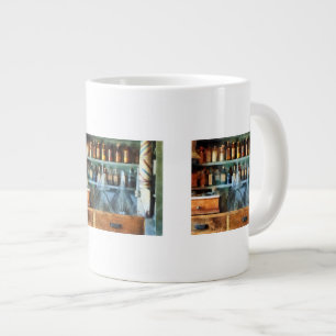 Caneca De Café Grande Funis de vidro e polo de barbeiro