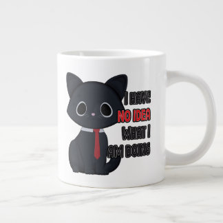 Caneca De Café Grande Funny Cat Has No Idea Specialty Mug