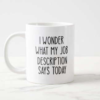 Caneca De Café Grande Funny Office Coworker Engraçado Presente