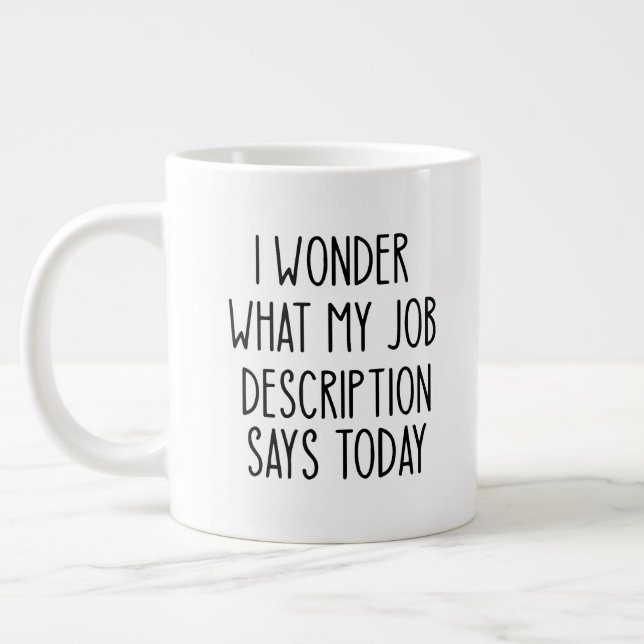 Caneca De Café Grande Funny Office Coworker Engraçado Presente (Esquerda)
