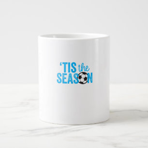 Caneca De Café Grande Futebol Para Garotas Adolescentes Esta É A Época