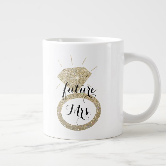 Caneca De Café Grande Futuro do Ring Fab Sra. (Direita)