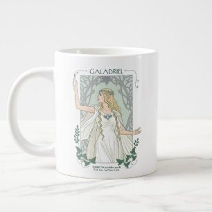 Caneca De Café Grande Galadriel Luz de Valinor Gráfico