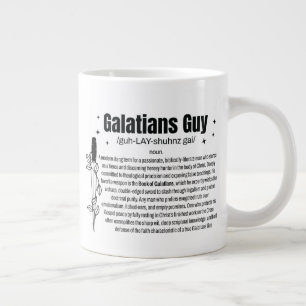 Caneca De Café Grande GALATAS GUY Cristão