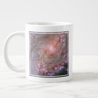 Caneca De Café Grande Galáxia Espiral M83, Ablaze Com Formação De Estrel