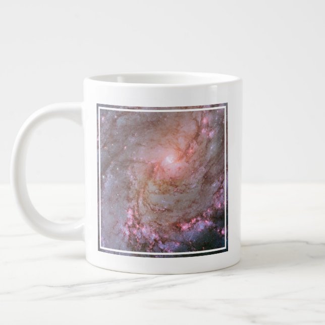 Caneca De Café Grande Galáxia Espiral M83, Ablaze Com Formação De Estrel (Esquerda)