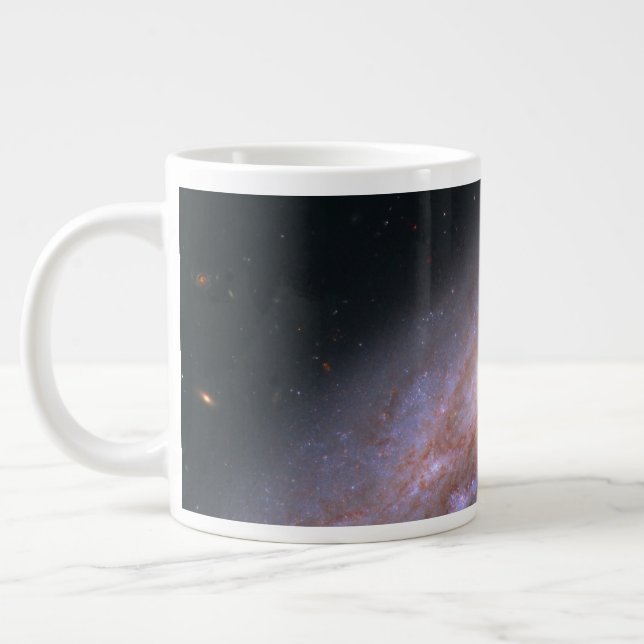 Caneca De Café Grande Galáxia Espiral Ngc 3972. (Esquerda)
