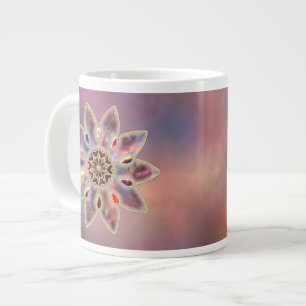 Caneca De Café Grande Galáxias Marmoreadas