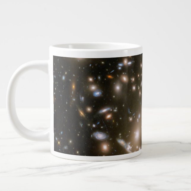 Caneca De Café Grande Galaxy Cluster Abell 370 (Esquerda)