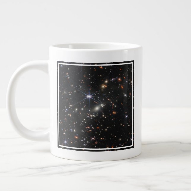 Caneca De Café Grande Galaxy Cluster Smacs 0723. (Esquerda)