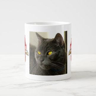 Caneca De Café Grande Galinhas e gatos