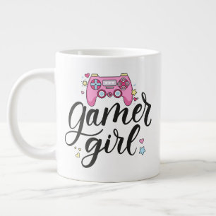 Caneca De Café Grande Gamer Girl