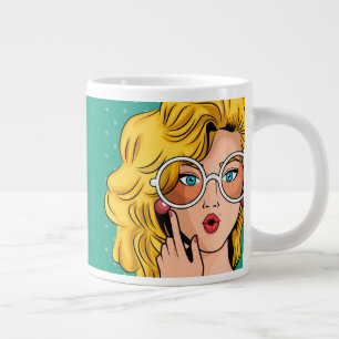 Caneca De Café Grande Garota #1