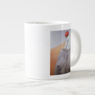 Caneca De Café Grande Garoto Elefante