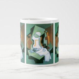Caneca De Café Grande Garrafa e Fruteira de Juan Gris, Cubismo Vintage