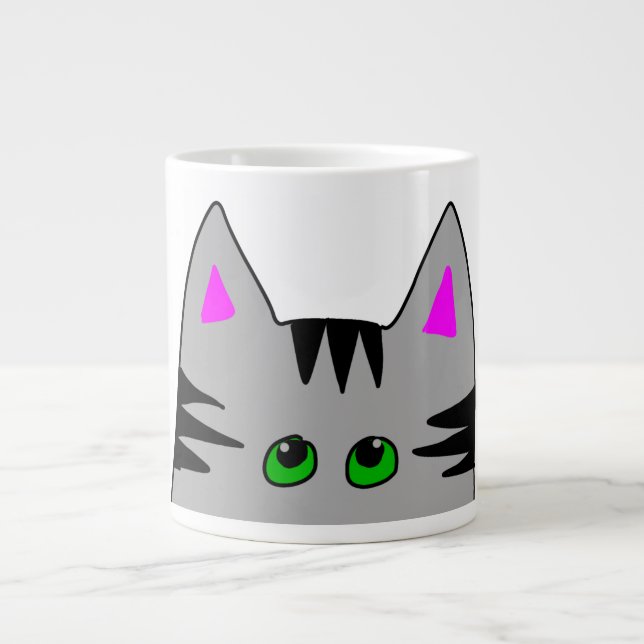 Caneca De Café Grande Gatinha (Frente)