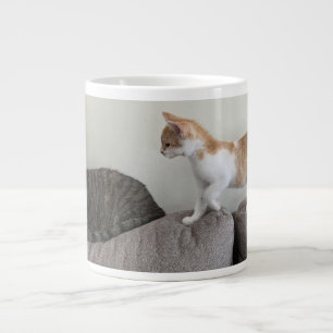 Caneca De Café Grande Gato e gatinho