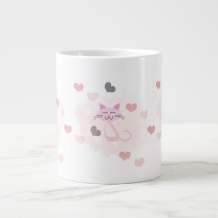 Caneca De Café Grande Gato-gato