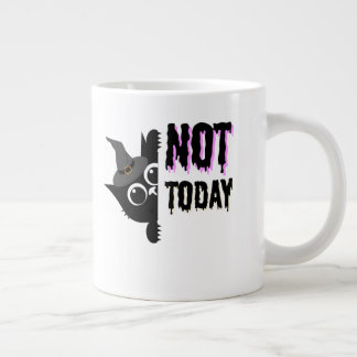 Caneca De Café Grande gato não hoje
