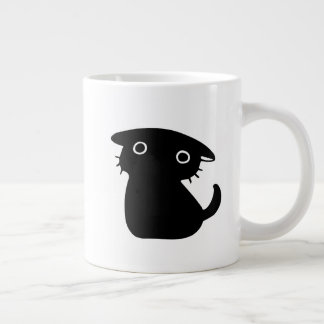 Caneca De Café Grande gato preto