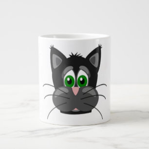 CANECA DE CAFÉ GRANDE GATO SAD