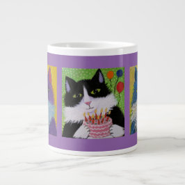 Caneca De Café Grande Gatos