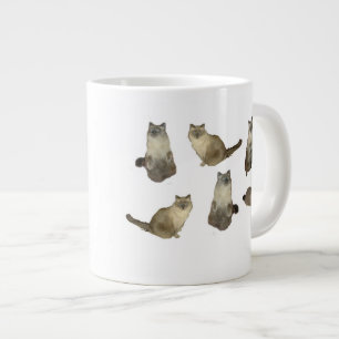 Caneca De Café Grande Gatos de Birman