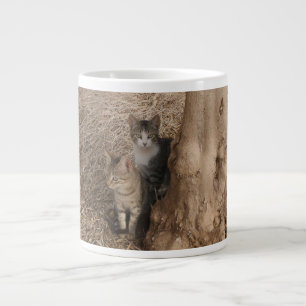 CANECA DE CAFÉ GRANDE GATOS DE LATERAL PARA AMANTES NATURAIS