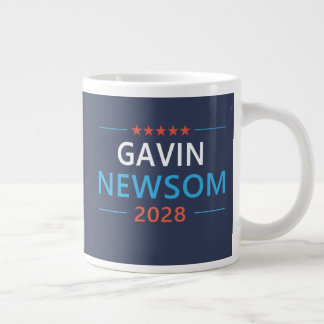 Caneca De Café Grande Gavin Newsom 2028 Para Presidente