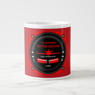 Caneca De Café Grande Geek de aviação piloto