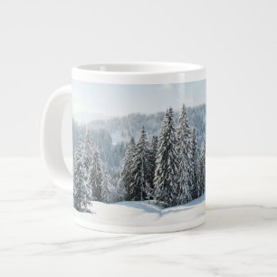 Caneca De Café Grande Gelo e neve Allgäu Bavaria Alemanha